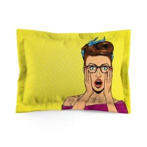 Microfiber Pillow Sham Girl