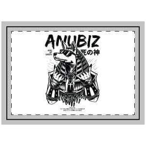 Anubiz Throw Pillow