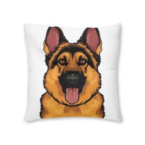 Dogs Collection 23 Tufted Floor Pillow Square