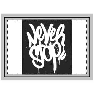 Never Stop Copia Throw Pillow