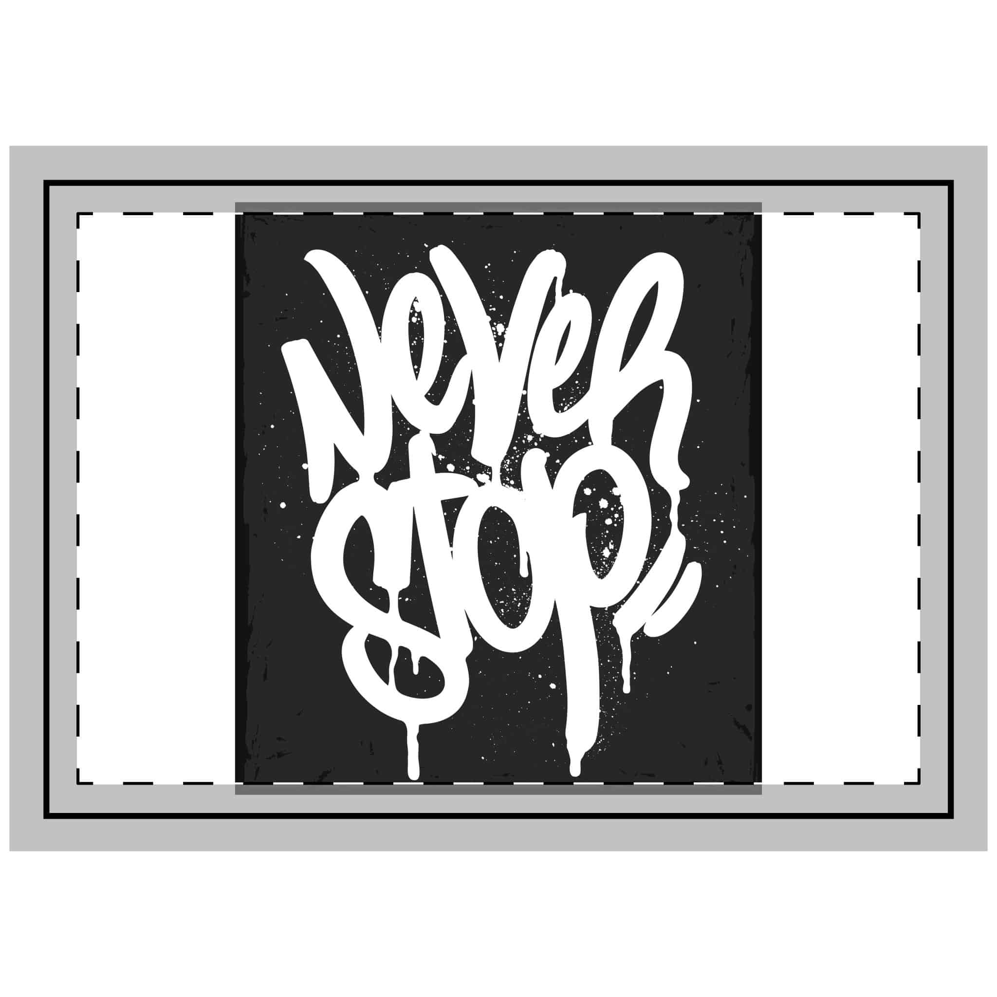 Never Stop Copia Throw Pillow