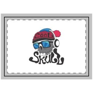 Cool Skull Beats Throw Pillow