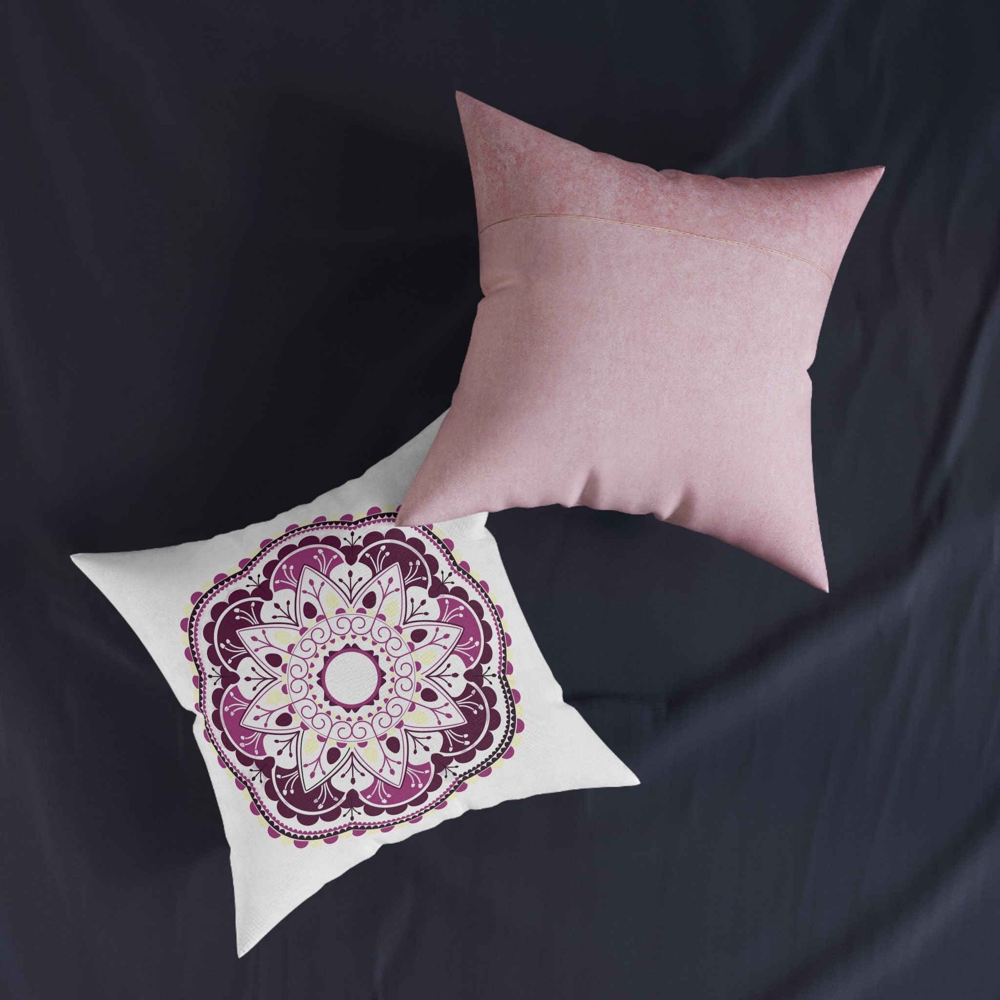 Original Design 78B49C Square Pillow Pink Back - Image 11