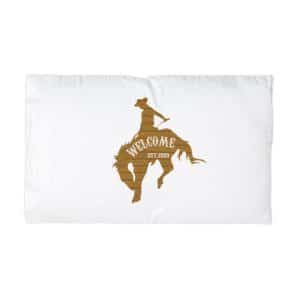 Welcome Cowboy Microfiber Pillowcase