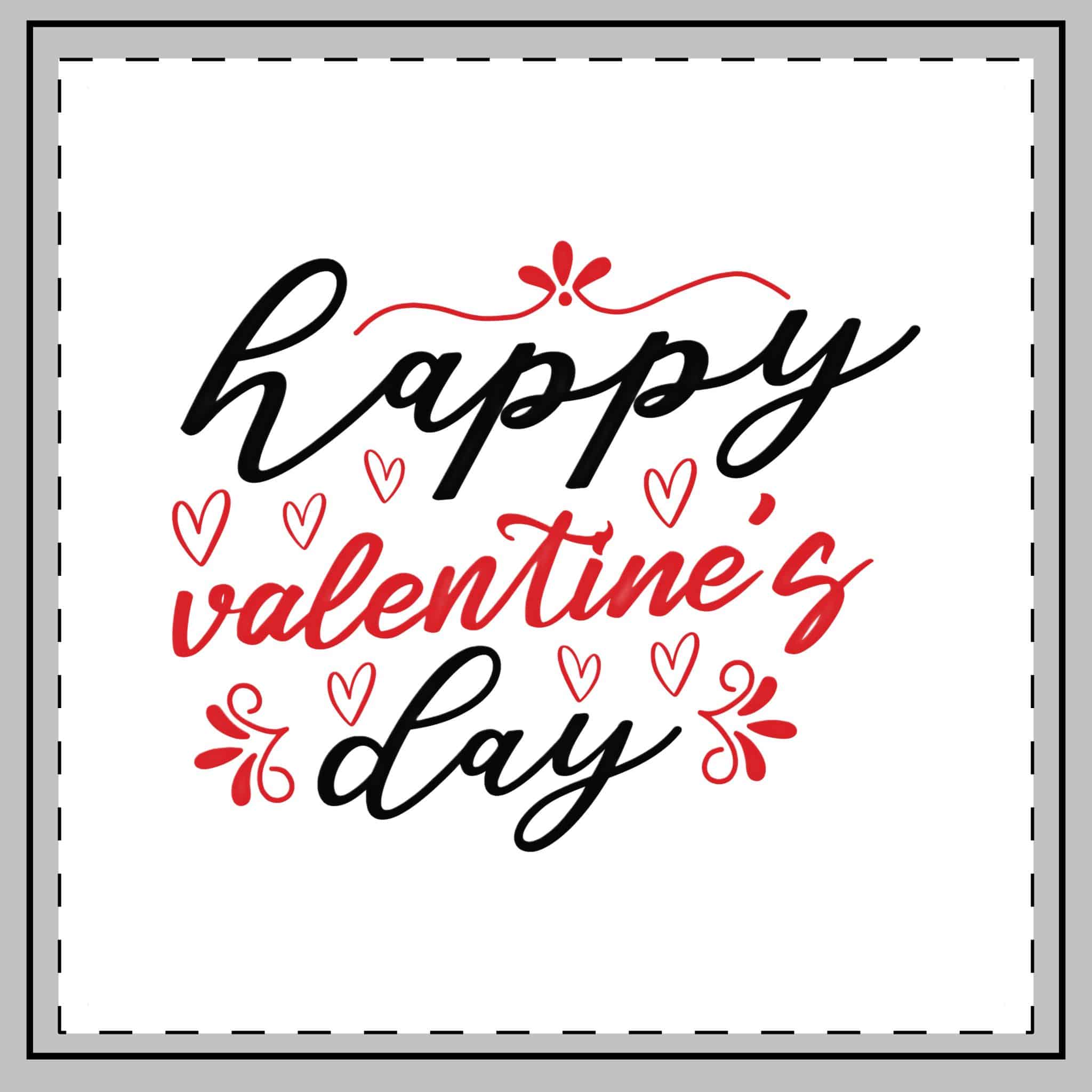 Happy Valentine's Day Throw Pillow - Image 2
