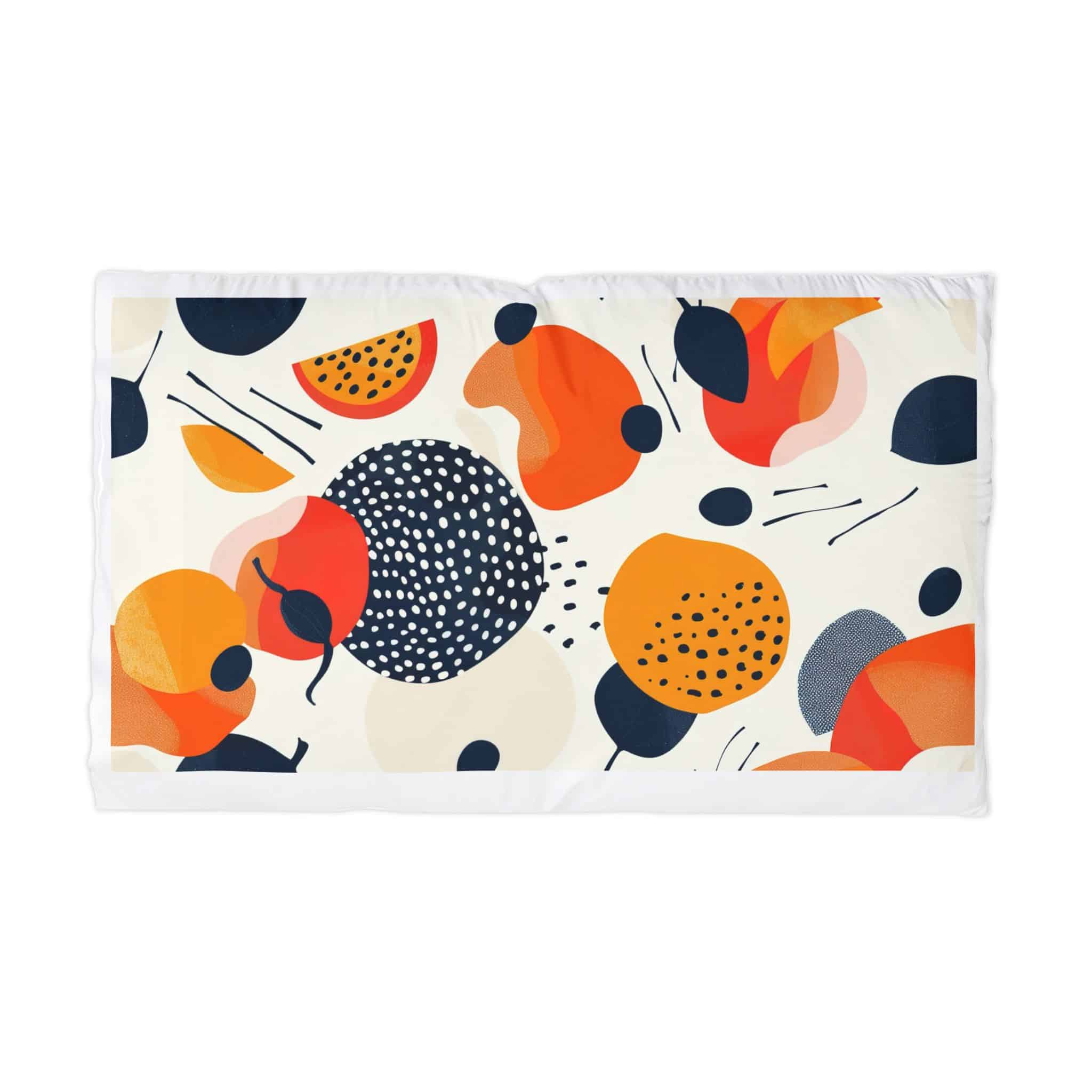 Abstract Pattern Inspired By Bowl Fruit Wallpaper Ar 169 Job Id F184df33adf744f68745a061fdc8d030 Microfiber Pillowcase