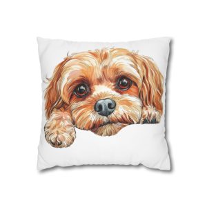 Dogs 40 Square Poly Canvas Pillowcase