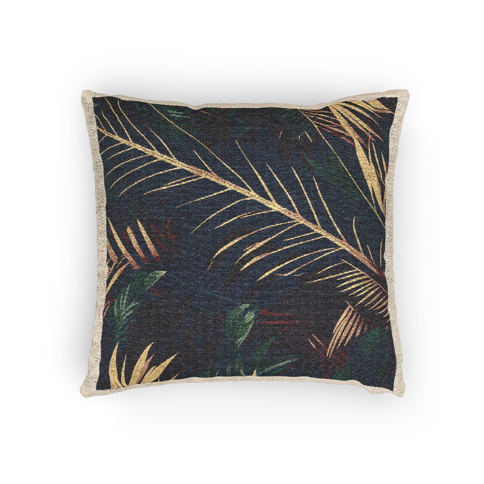 Pattern Sameless Jungle V1 Woven Pillow - Image 4