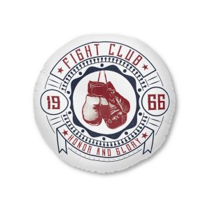 Fight Club Boxing Gloves Tufted Floor Pillow Round