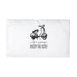 Life Is A Journey Enjoy the Ride 2 Microfiber Pillowcase