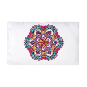 Decorative Mandala Traditional Esoteric Symbol Microfiber Pillowcase