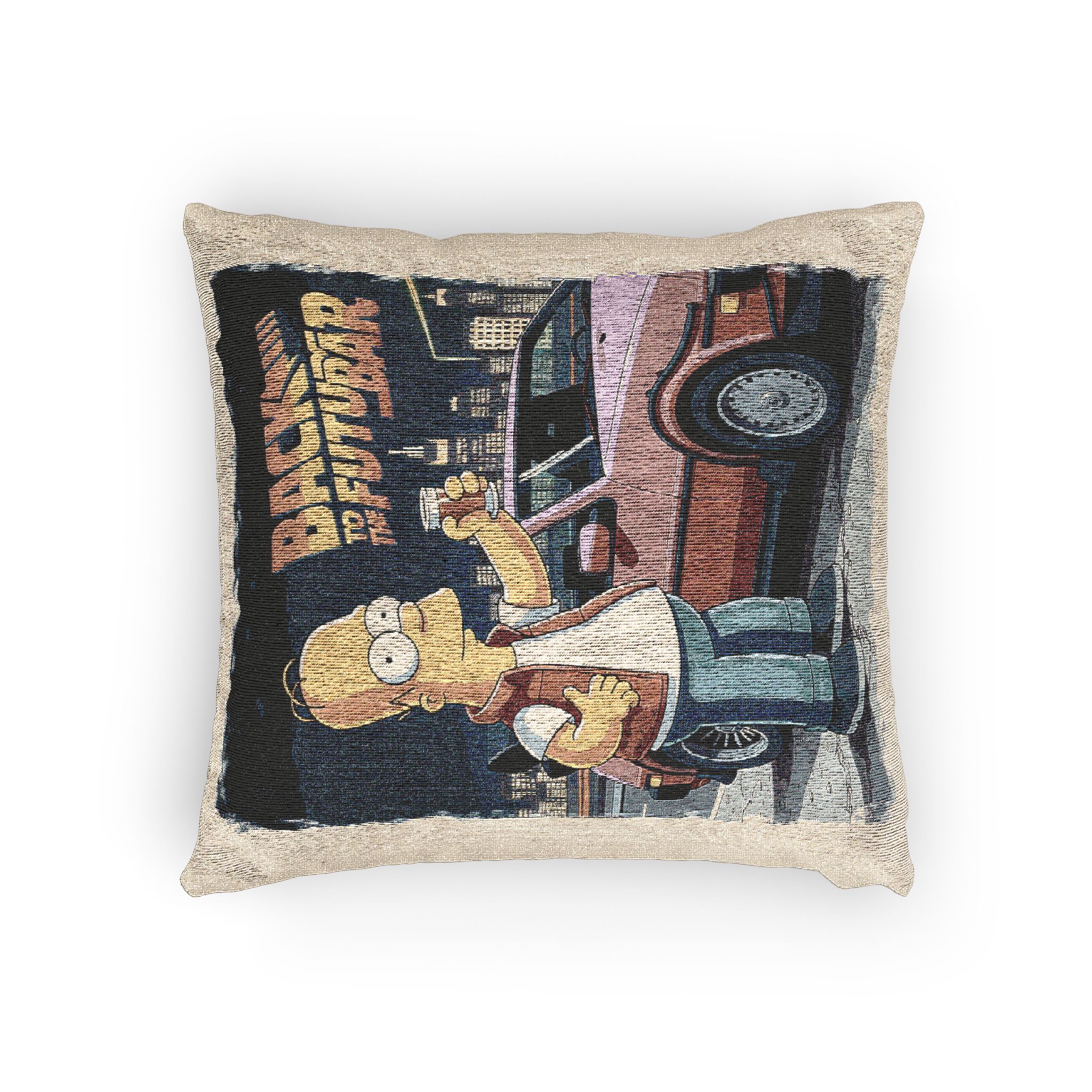 Back To the Future 2 Woven Pillow - Image 4