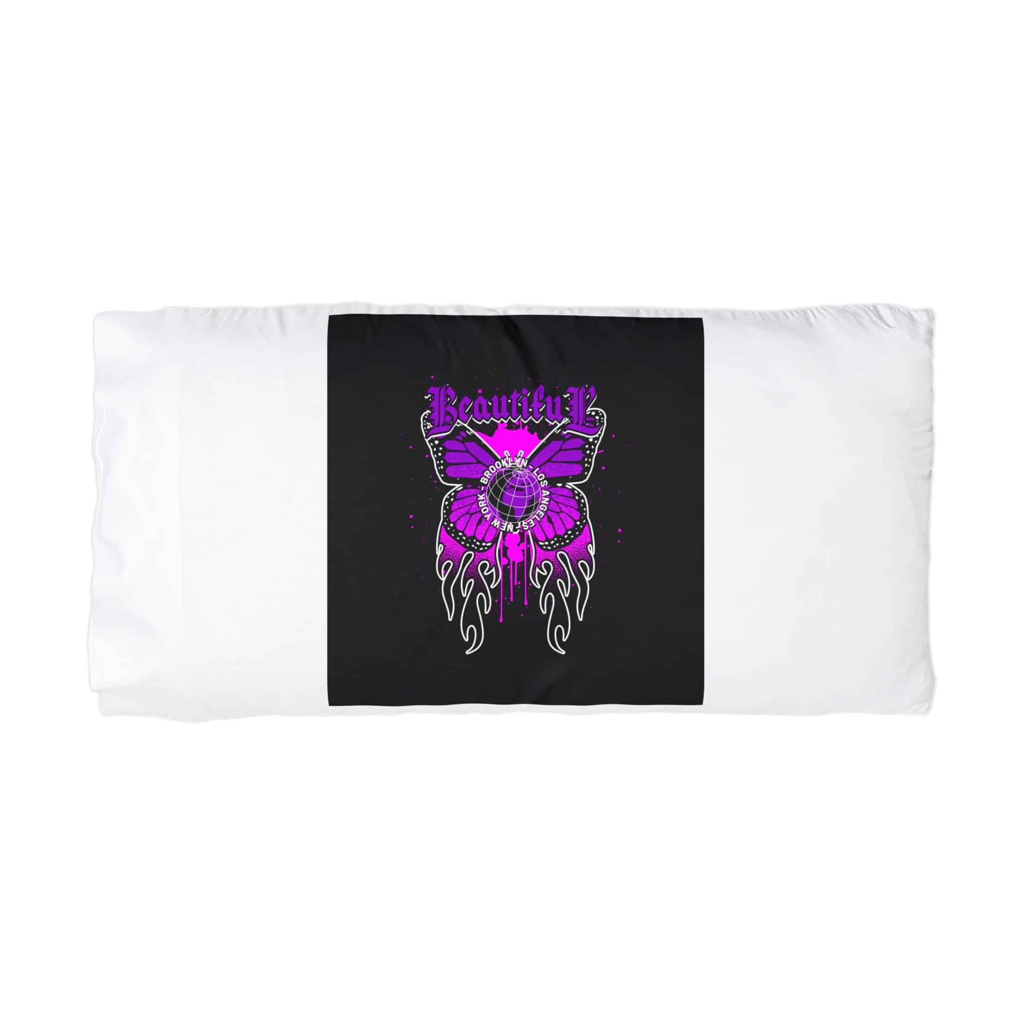 Beautiful Butterfly Street Style Vintage Fashion Microfiber Pillowcase - Image 3