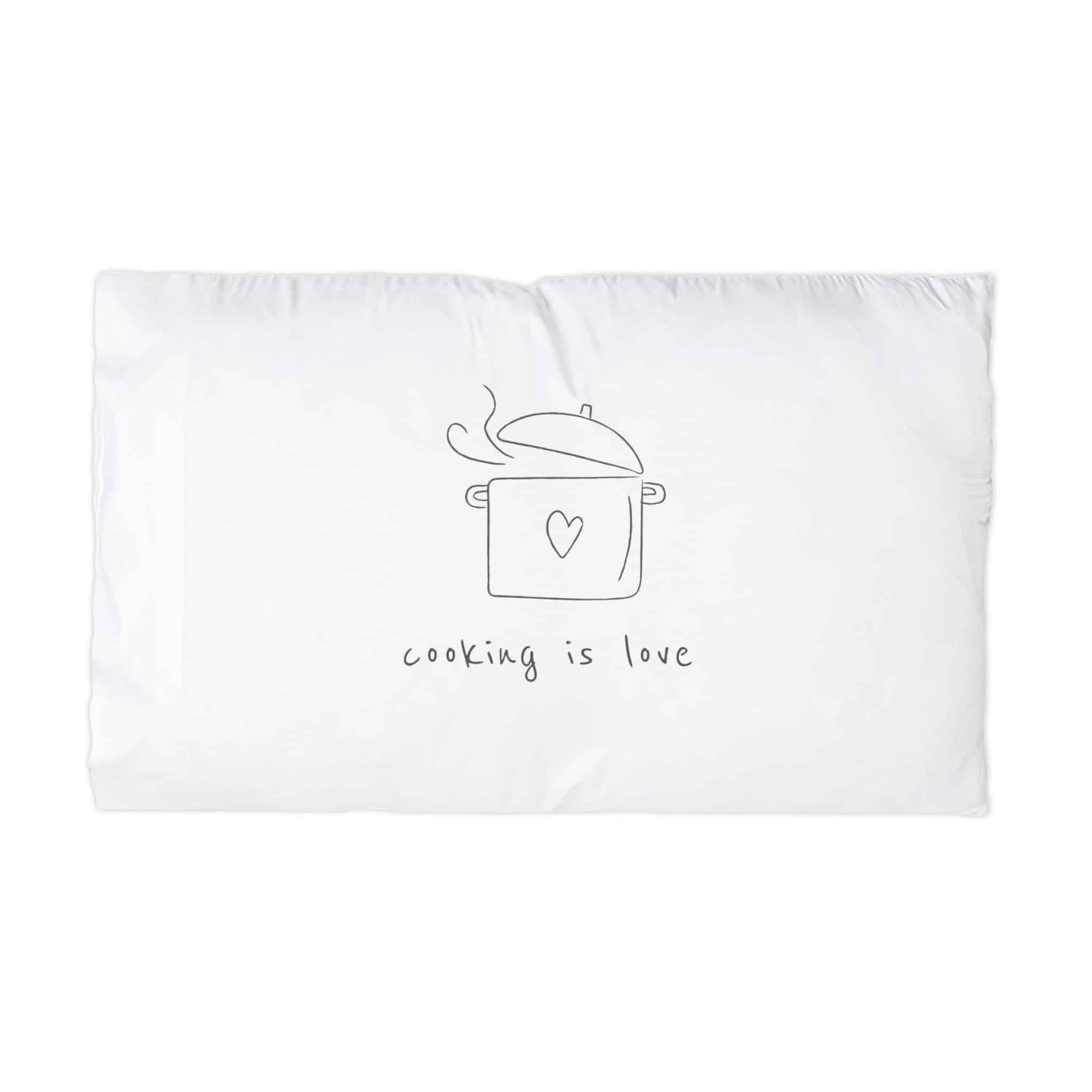 Cooking Is Love Microfiber Pillowcase