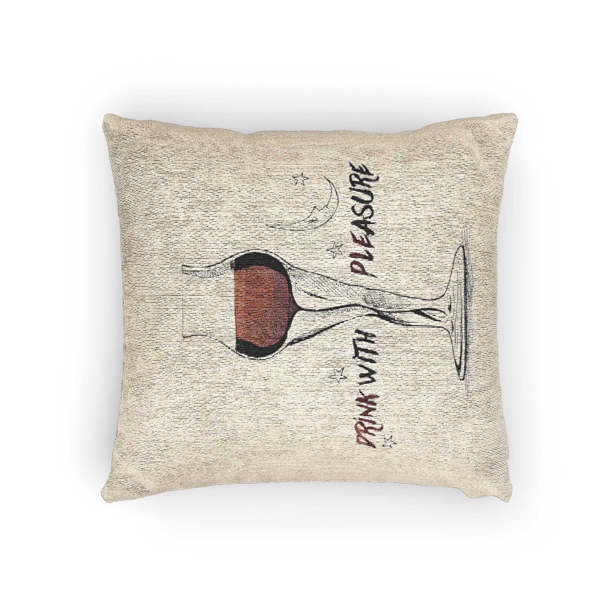 Sexy Adult Caucasian Woman Legs Design Glass Hand Drawn Sketch Woven Pillow - Image 4