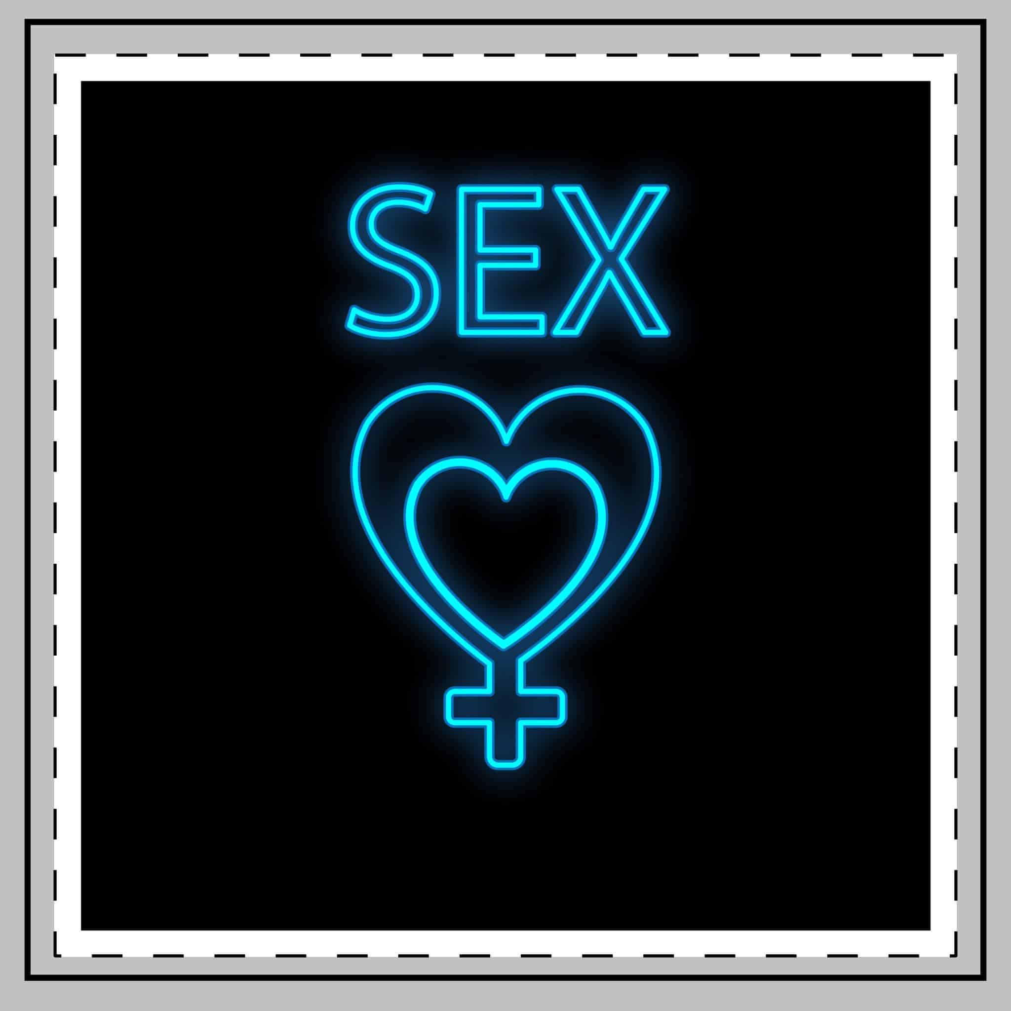 Sex Logo 2 Throw Pillow - Image 2