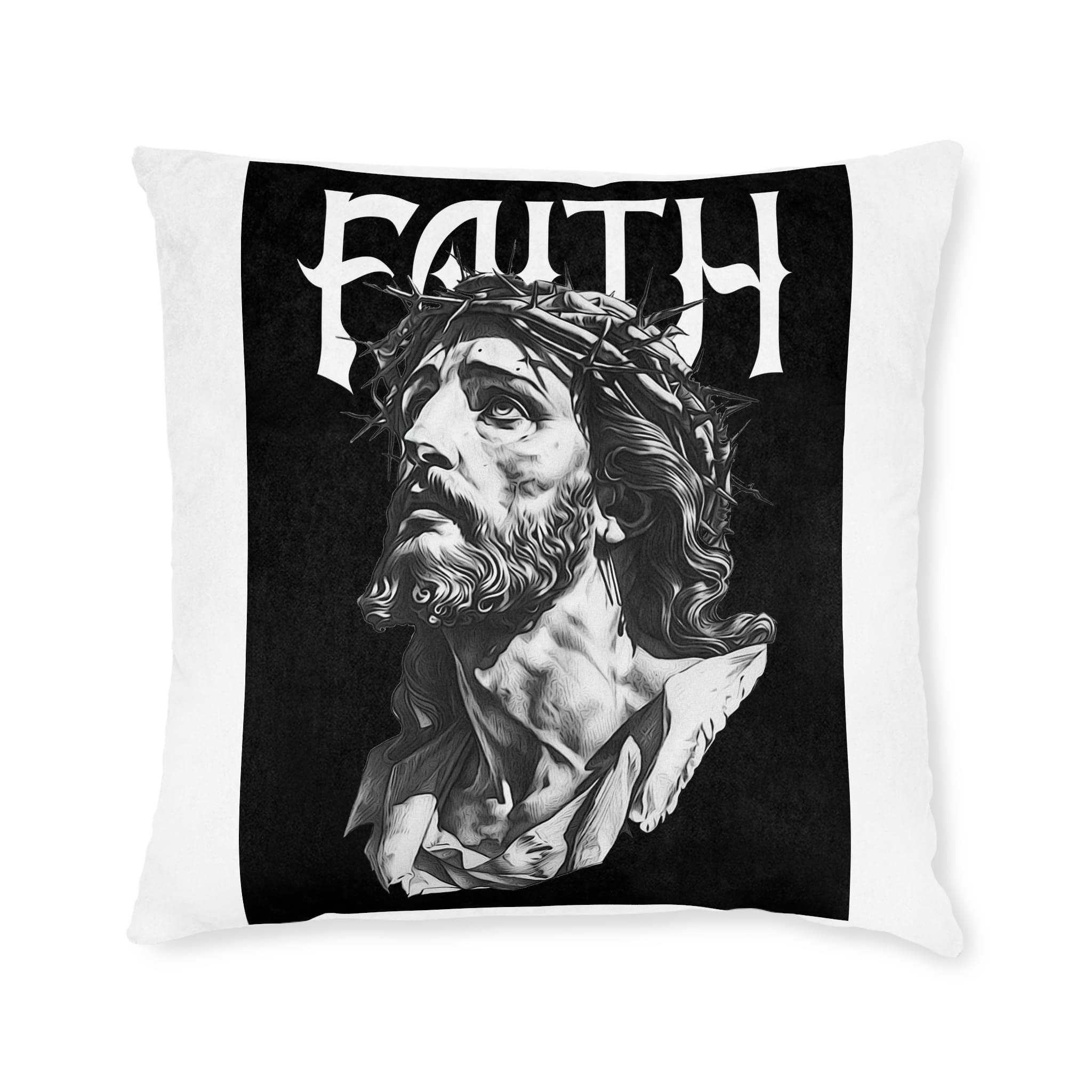 Streetwear Design Tshirt Brutalism Urban Street Style Streetwear Clothing Design Print Copia Square Pillow Pink Back - Image 9