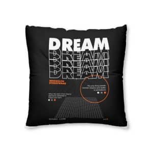 Dream Brooklyn Streetwear Sinple Vintage Tufted Floor Pillow Square