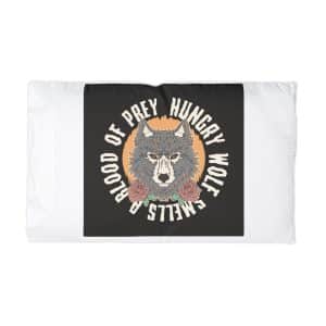Premium Lobo Hambriento Vintage Premium Microfiber Pillowcase