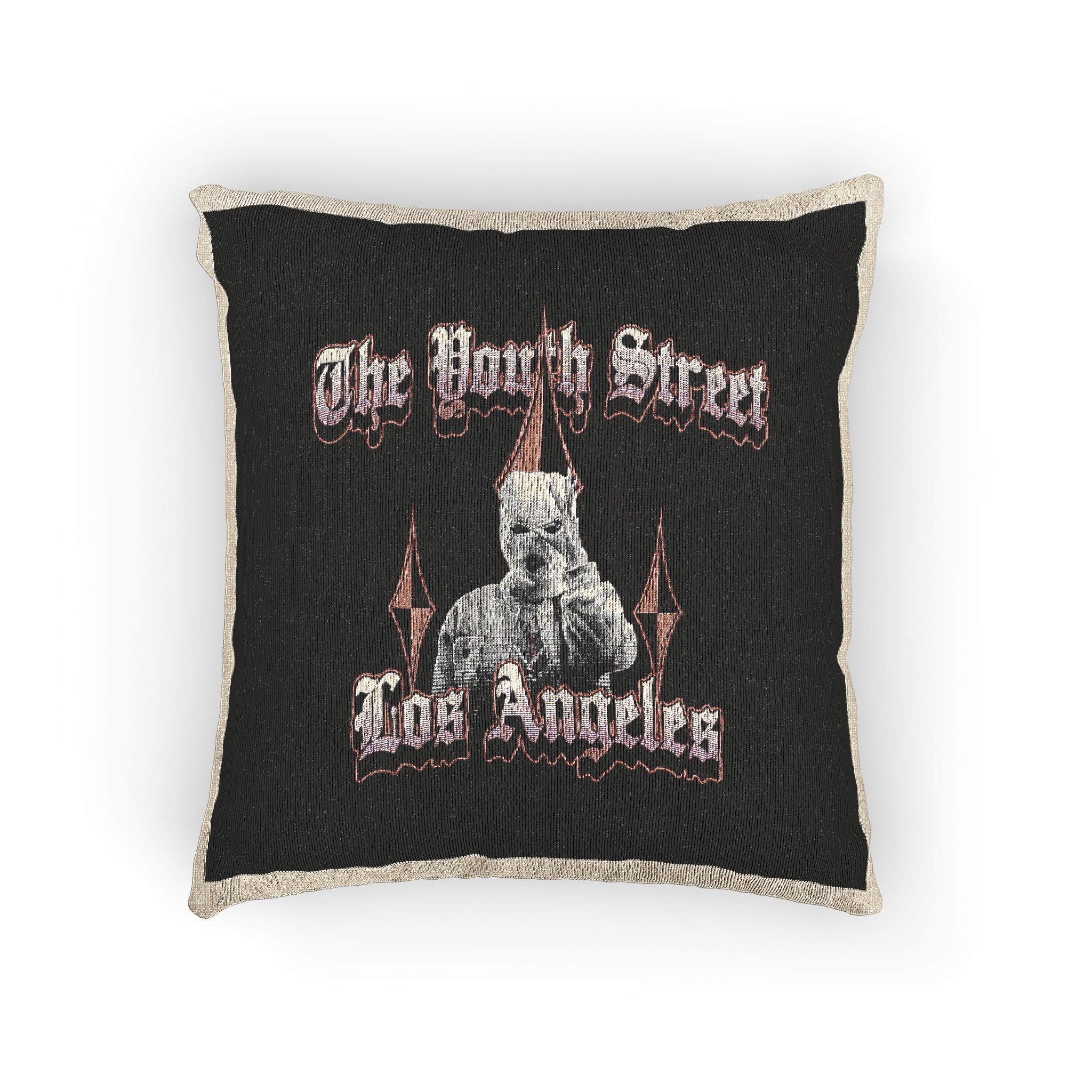 The Youth Street Vintage Fashion Woven Pillow