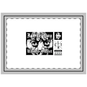 I See You Street Style Vintage Fashion Throw Pillow