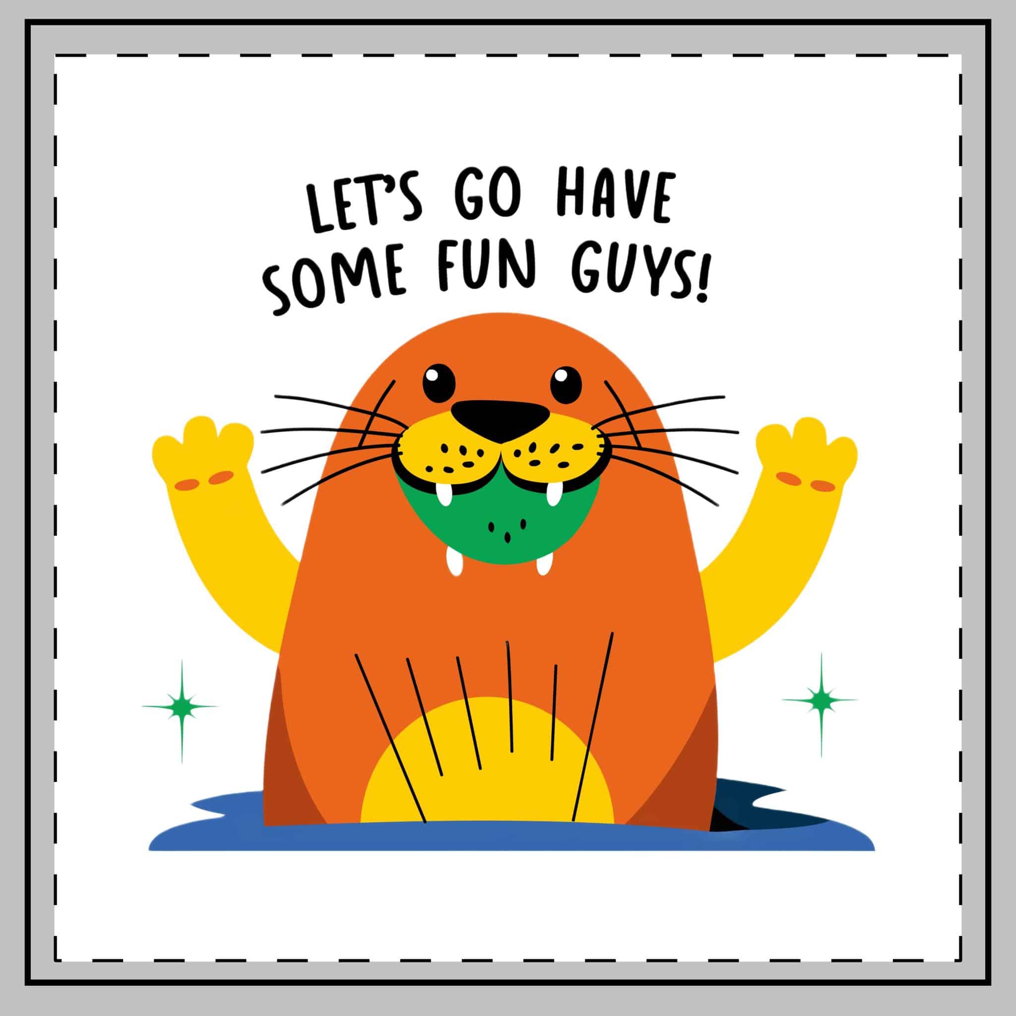 Lets Go Have Some Fun Guys Throw Pillow - Image 2