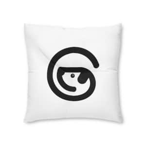 Dog Tufted Floor Pillow Square