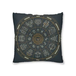 Zodiac Signs Tufted Floor Pillow Square