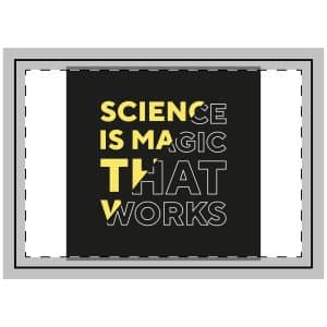 Science Is Magic That Works Throw Pillow