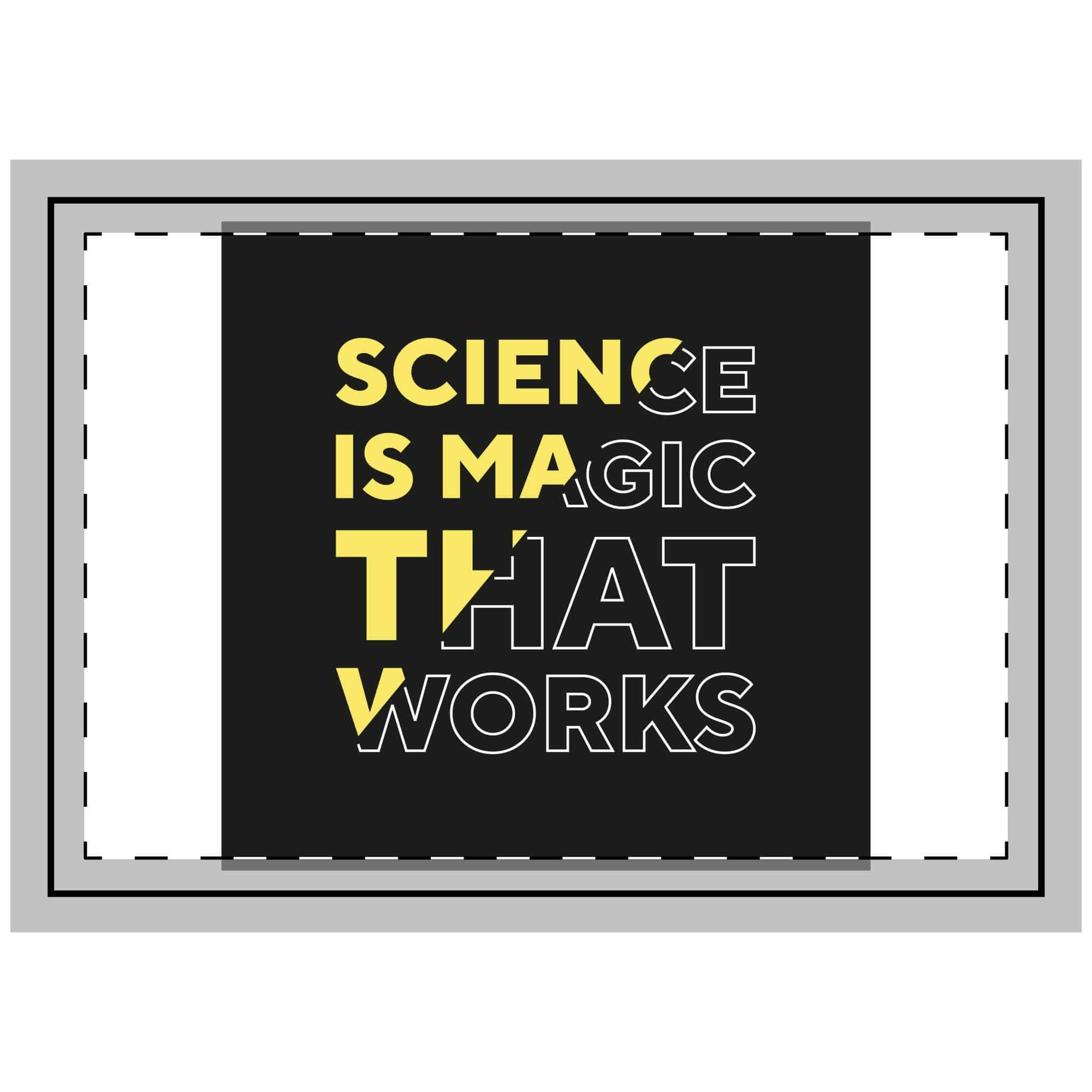 Science Is Magic That Works Throw Pillow