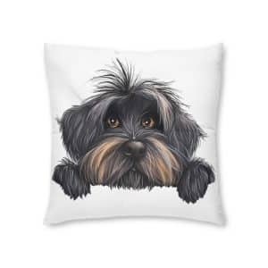 Dogs 23 Tufted Floor Pillow Square