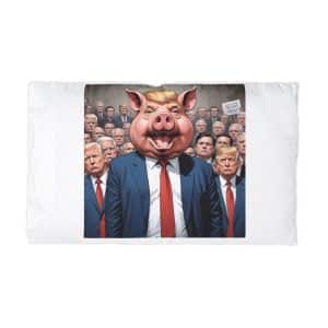 President Pig 7 Microfiber Pillowcase