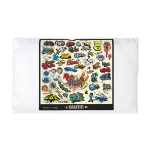 Seamless Graffiti Pattern (5) Microfiber Pillowcase