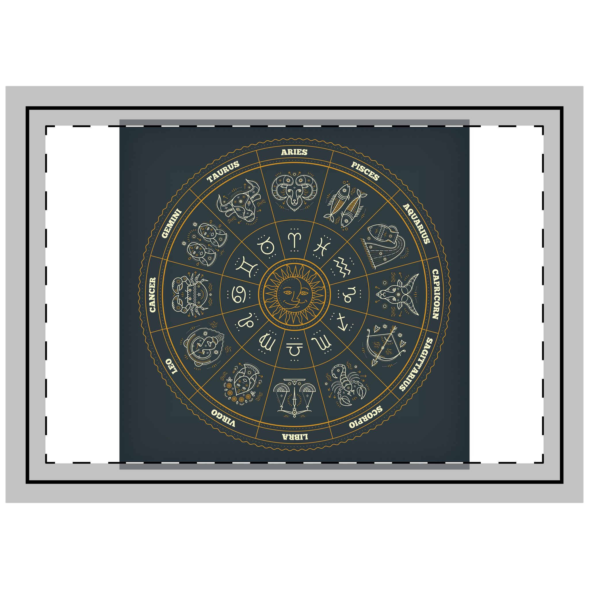 Zodiac Signs Throw Pillow