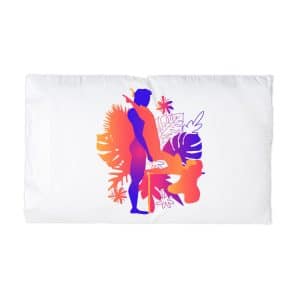 Kama Sutra Man Woman Have Sex Art Love Sexual Position Butterfly Microfiber Pillowcase