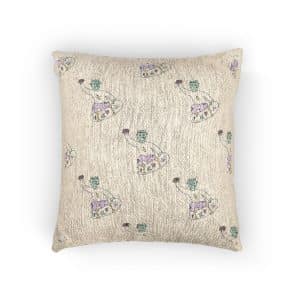 Zombie Skateboard Seamless Pattern Background Illustration T Shirt Woven Pillow