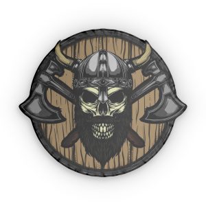 Viking Skull Custom Shaped Pillows