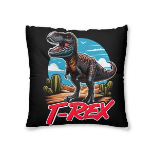 Vector Trex Dinosaur That Looks Really Cool Tufted Floor Pillow Square