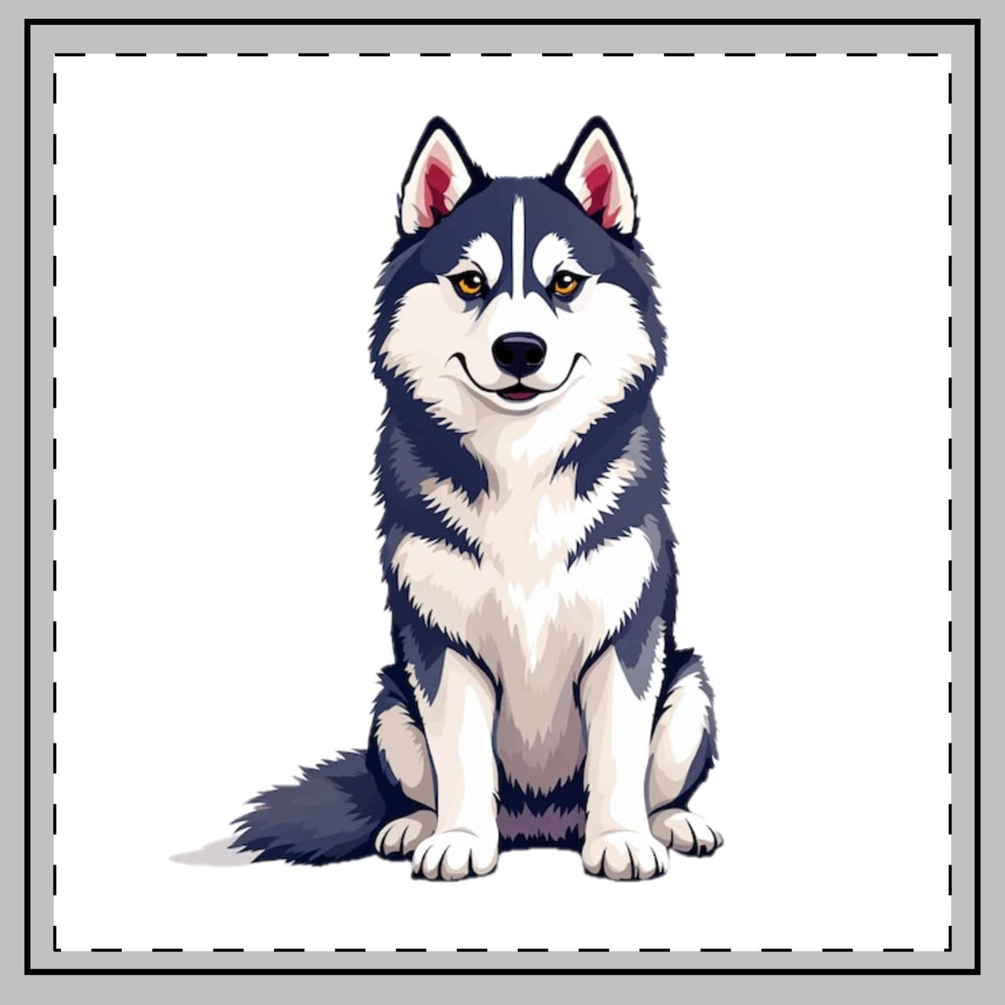 Dogs Collection 28 Throw Pillow - Image 2