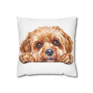 Dogs 37 Square Poly Canvas Pillowcase
