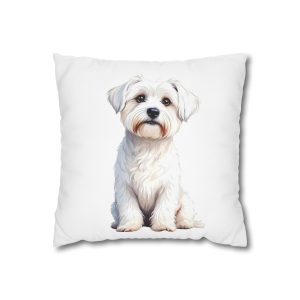 Dogs Collection 11 Square Poly Canvas Pillowcase
