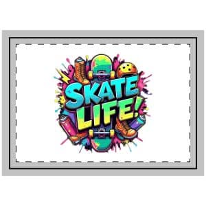 Skate Life Throw Pillow