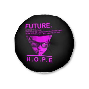 Future Hope Simple Vintage Fashion Tufted Floor Pillow Round