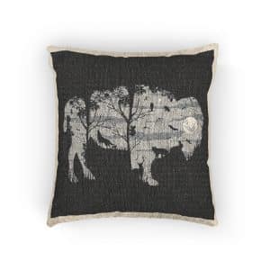 Buffalo Woven Pillow