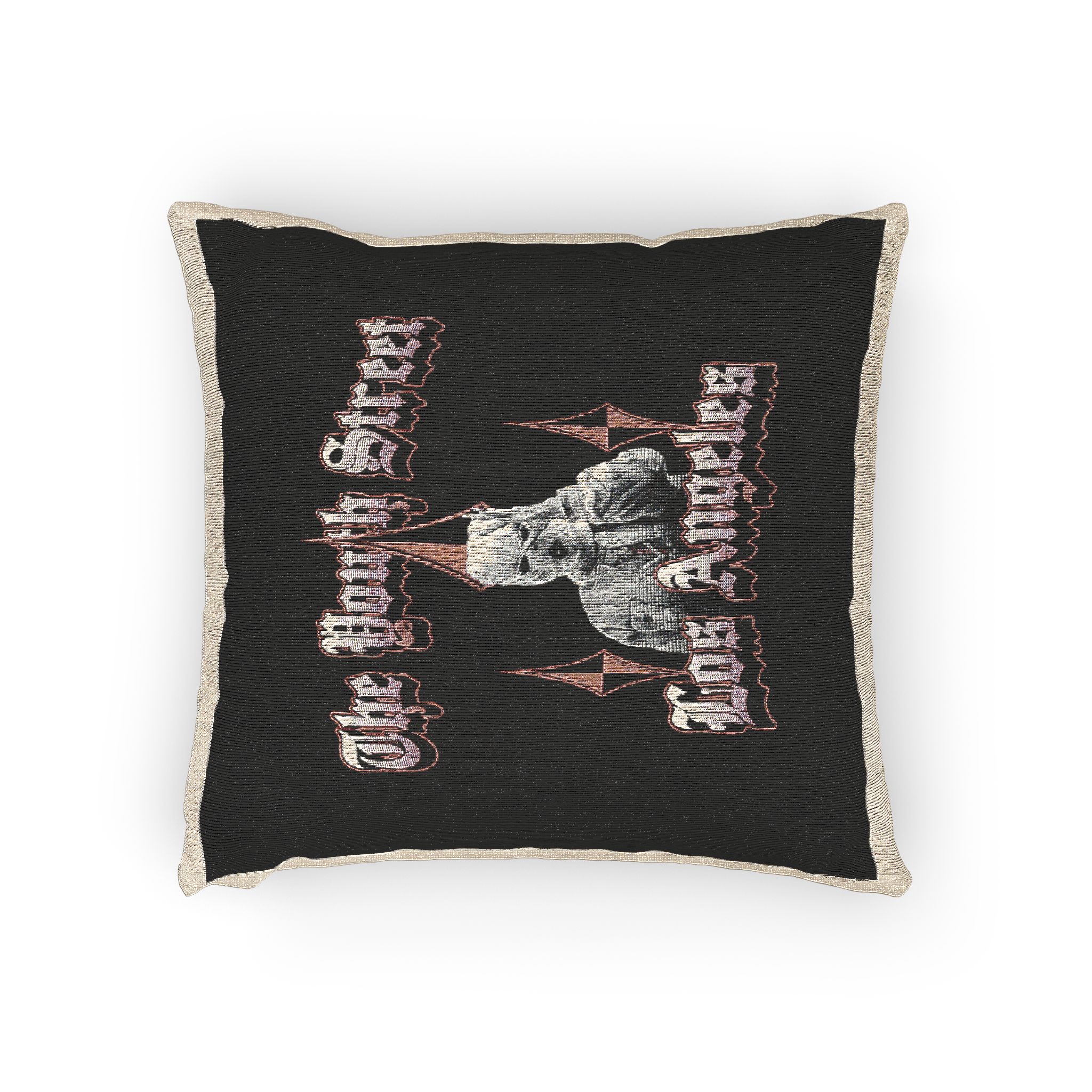 The Youth Street Vintage Fashion Woven Pillow - Image 2