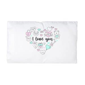 I Love You Be My Valentine Microfiber Pillowcase