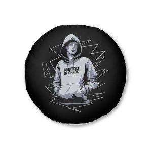 Greek Statue T Shirt (1) Tufted Floor Pillow Round