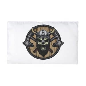 Viking Skull Microfiber Pillowcase