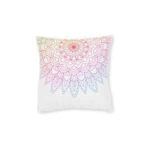 Original Design 1BBAA2 Square Pillow Pink Back