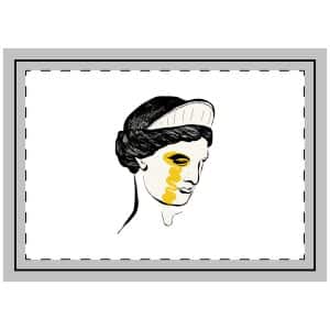 Antique Statues Goddess V1 Throw Pillow